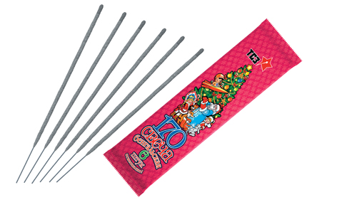  Бенгальские свечи 6 шт 170 мм в пакете  в Прокопьевске